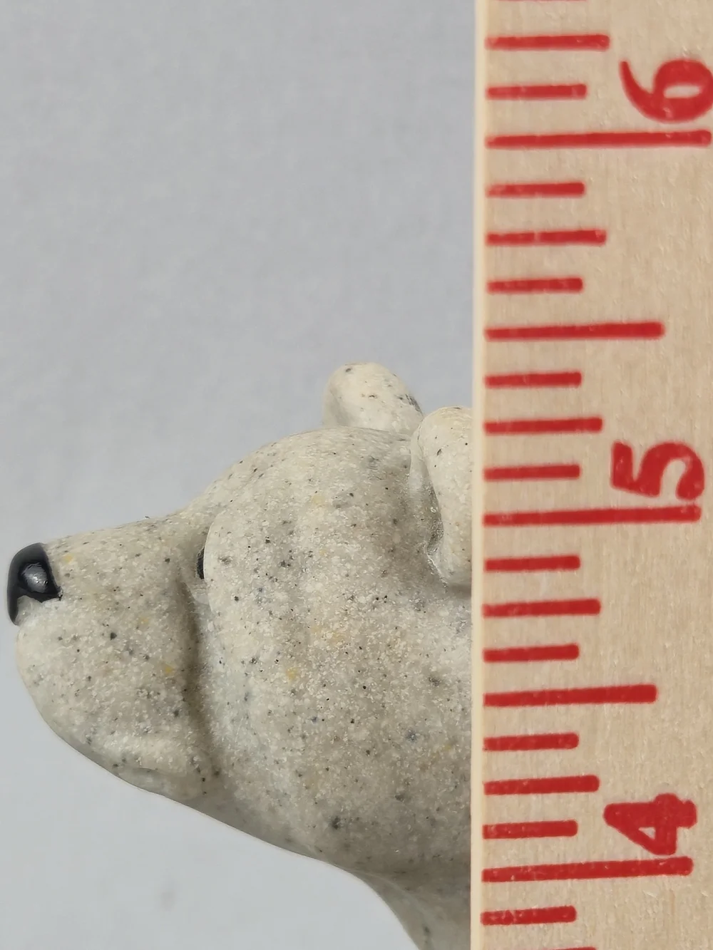 Quarry Critters Bear Figurine Bud Second Nature Design 2000 Faux Stone Decor